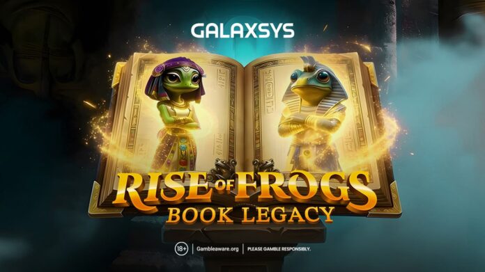 Galaxsys releases Rise of Frogs: Book Legacy with reel-stacking multipliers