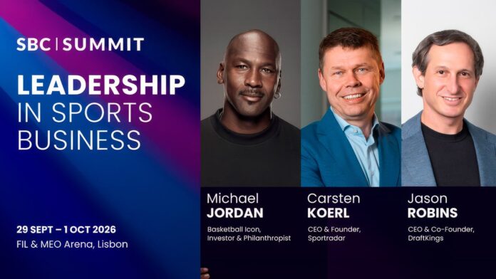 Michael Jordan, Sportradar's Carsten Koerl, DraftKings' Jason Robins to headline SBC Summit 2026