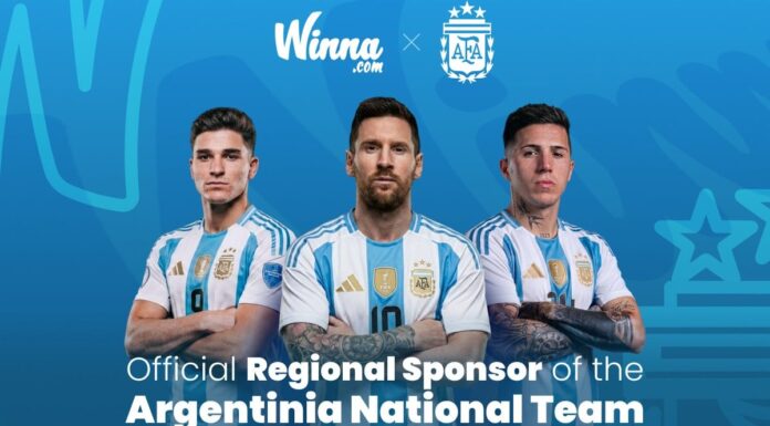 Winna.com signs regional sponsorship deal with Argentina national football team