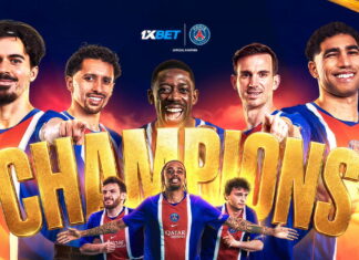 1xBet congratulates Paris Saint-Germain on winning Super Cup
