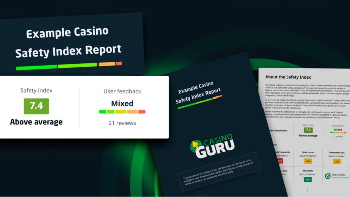 Casino Guru launches Automatic Safety Index Reports for its casino partners
