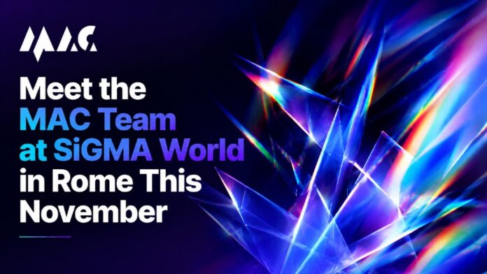 MAC team to attend SiGMA World Rome this November