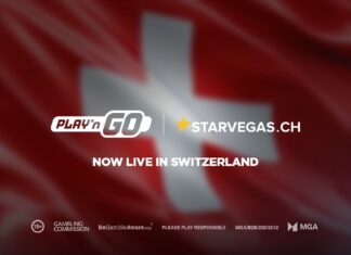 Play’n GO launches its online casino games with StarVegas.ch in Switzerland