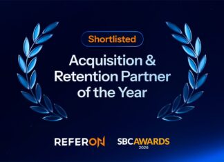 ReferOn shortlisted for Acquisition & Retention Partner of the Year at SBC Awards 2026