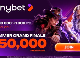 Tonybet launches month-long X-Multi slots tournament in Canada with C$50,000 prize pool