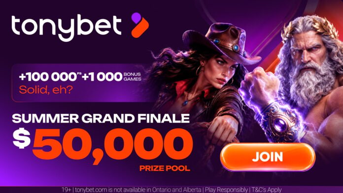 Tonybet launches month-long X-Multi slots tournament in Canada with C$50,000 prize pool