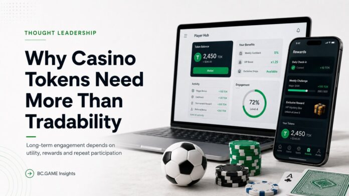 Why casino tokens need more than tradability to build long-term engagement