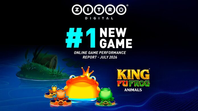 Zitro Digital’s King Fu Frog – Animals tops EKG’s July New Top Game ranking