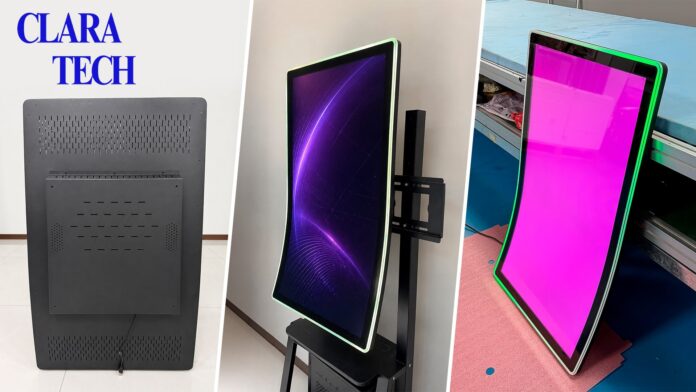 ClaraTech Monitors highlights key considerations for curved display integration in casino gaming cabinets